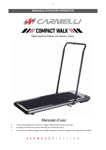 Manuale Carnielli Compact Walk Tapis roulant