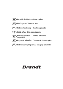 Manual Brandt AD509BP1 Cooker Hood