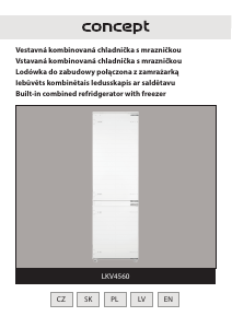 Rokasgrāmata Concept LKV4560 Ledusskapis ar saldētavu