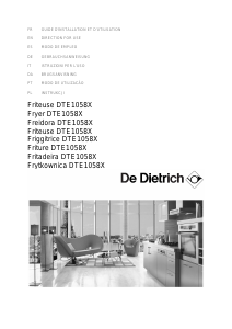 Manual de uso De Dietrich DTE1058X Freidora