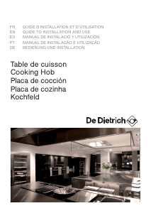 Mode d’emploi De Dietrich DTV1101XC Table de cuisson