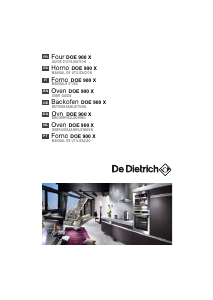Bedienungsanleitung De Dietrich DOE900X Backofen