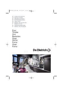 Manual de uso De Dietrich DOC710BH Horno