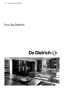 Mode d’emploi De Dietrich DOP1105B Four