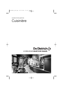 Mode d’emploi De Dietrich DCG550X Cuisinière