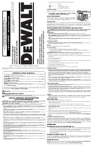 Manual DeWalt DW085K Line Laser