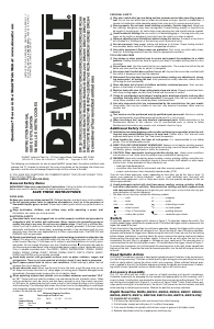 Manual de uso DeWalt DW268 Atornillador