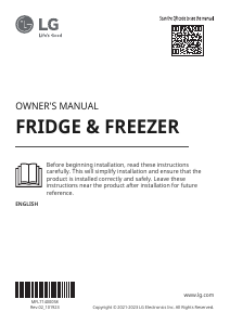 Manual LG GC-B509SMSM Fridge-Freezer