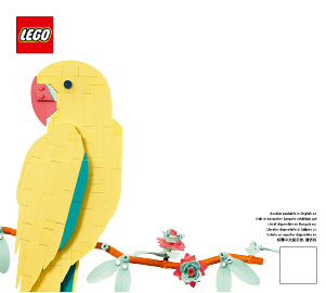 Kullanım kılavuzu Lego set 31211 Art Fauna Koleksiyonu – Macaw Papağanları
