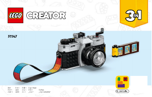 Kullanım kılavuzu Lego set 31147 Ceator Retro Fotoğraf Makinesi