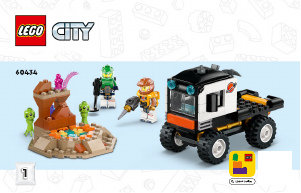 Handleiding Lego set 60434 City Ruimtebasis en raketlanceringsplatform