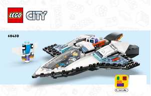 Manual de uso Lego set 60430 City Nave Espacial Interestelar