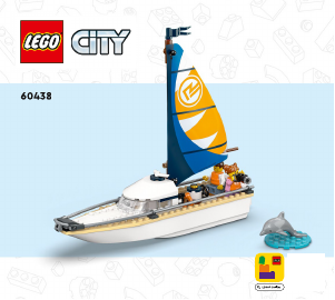 Manual Lego set 60438 City Sailboat