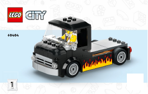Manual de uso Lego set 60404 City Camión Hamburguesería