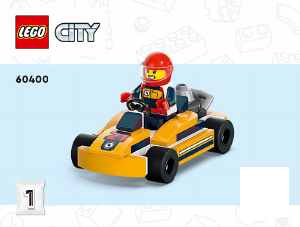 Mode d’emploi Lego set 60400 City Les karts et les pilotes de course