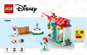 Handleiding Lego set 43246 Disney Princess Disney Princess marktavonturen