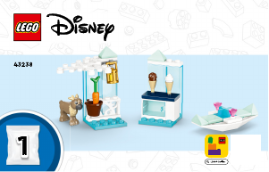 Käyttöohje Lego set 43238 Disney Princess Elsan jäälinna