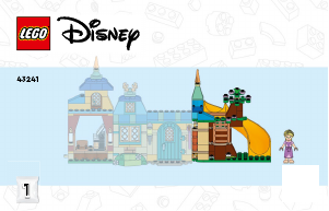 Manual Lego set 43241 Disney Princess Rapunzels Tower & The snuggly duckling