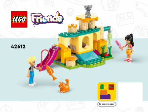 Manual Lego set 42612 Friends Cat playground adventure