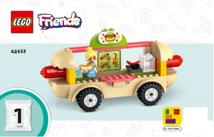 Bedienungsanleitung Lego set 42633 Friends Hotdog-Truck