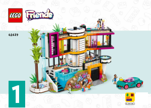 Manual Lego set 42639 Friends Andreas modern mansion