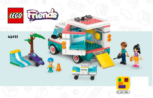 Handleiding Lego set 42613 Friends Heartlake City ambulance