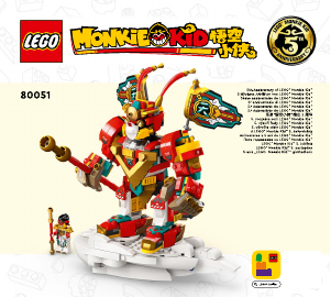 Kullanım kılavuzu Lego set 80051 Monkie Kid Monkie Kidin Mini Robotu