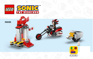 Kullanım kılavuzu Lego set 76995 Sonic the Hedgehog Shadow the Hedgehog Kaçışı