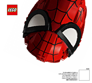 Käyttöohje Lego set 76285 Super Heroes Spider-Manin naamio