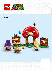 Manual Lego set 71429 Super Mario Nabbit at Toads shop expansion set