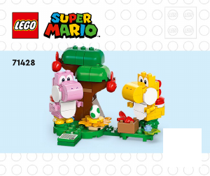 Manual Lego set 71428 Super Mario Yoshis egg-cellent forest expansion set