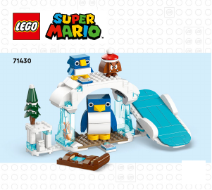 Manual Lego set 71430 Super Mario Penguin family snow adventure expansion set