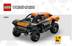 Manual Lego set 42166 Technic NEOM McLaren extreme e-race car
