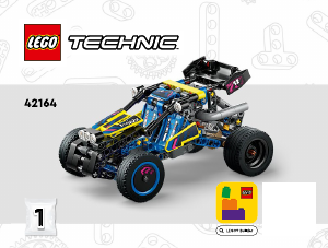 Kullanım kılavuzu Lego set 42164 Technic Arazi Yarışı Arabası