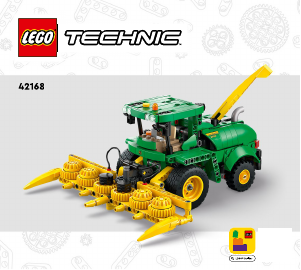 Manual Lego set 42168 Technic John Deere 9700 forage harvester