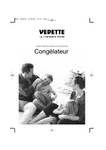 Mode d’emploi Vedette CVM20B Congélateur