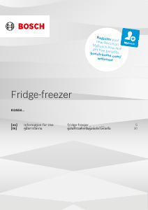 Manual Bosch KGN56CI41J Fridge-Freezer