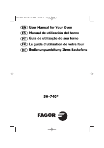 Manual Fagor 5H-740B Oven