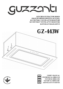 Manual Guzzanti GZ 443W Cooker Hood