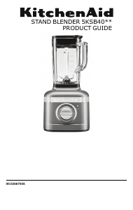 Manual KitchenAid 5KSB4026ECA Blender