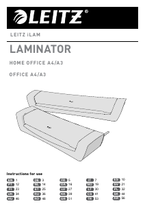 Manuál Leitz iLAM Home Office A4 Laminovačka