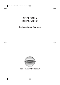 Manual KitchenAid KHPS9010/I Hob