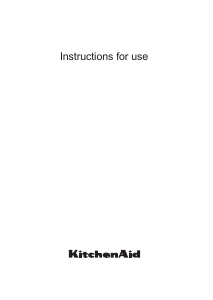 Handleiding KitchenAid KHIVF90000 Kookplaat