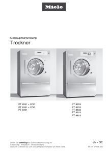 Bedienungsanleitung Miele PT 8251 COP EL Trockner