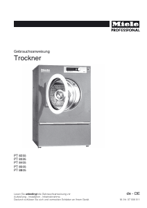 Bedienungsanleitung Miele PT 8255 EL Trockner