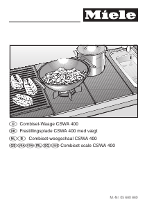 Handleiding Miele CSWA 400 Keukenweegschaal