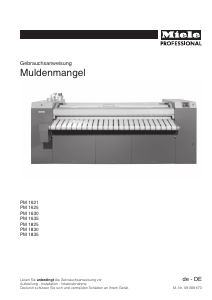 Bedienungsanleitung Miele PM 1625 Mangeln