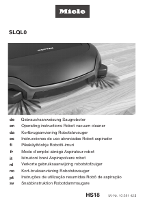 Manual Miele SLQL0 Scout RX2 Vacuum Cleaner