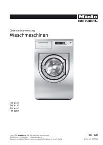 Bedienungsanleitung Miele PW 6207 EL Waschmaschine
