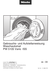 Bedienungsanleitung Miele W 5105 ISS Vario Waschmaschine